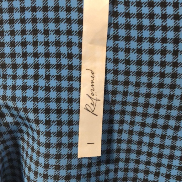 Reformed from Urban Outfitters Gingham Print Dress - Picture 3 of 5